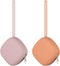 2 Pack Silicone Pacifier Holder Case, Portable Pacifier Case For Diaper Bag,
