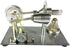 Qing Shuang Stirling Engine Steam Engine Physics Experiment, Educational Toy Generator with Colorful LED