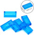 Transparent Dark Blue 1×2 Tile - 700 Parts Flat MOC Bricks, Bulk Building Blocks for Toy Accessories