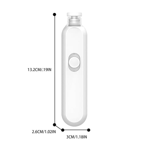 Generic Trimmer Trimmer 6 Electric Fingernail | LED Light Safe Quite File | Electric Kids Nail with Grinding Heads |