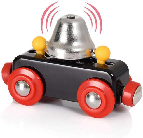 Brio World 33749 Bell Wagon, Interactive Train Toy for Kids, Compatible with BRIO Railway Toys, Develops Motor Skills