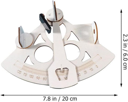 Toyvian Sextant Mark Navigation Bundle, Artificial Horizon Navigation Tool for Educational Navigation Training Practice