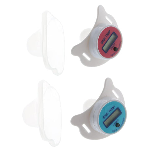 OTGO High Accuracy Thermometer LCD Display Nipple-Shaped Thermometer Pacifier Babies's Heating Fever Monitor Gauge