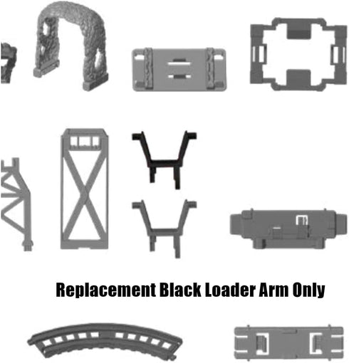 Replacement Part for Thomas & Friends Train Playset - GLK81 ~ Animal Park Monkey Adventure Train Set ~ Replacement Black Loader Arm