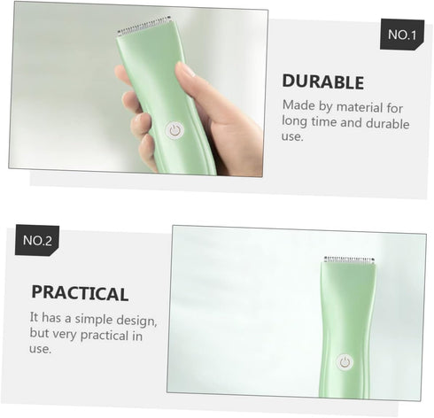 Trimmer TOYANDONA Hair for Newborns Rechargeable Hair Cutter and Blades Smooth for Comfortable Haircuts for Light Green