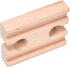 Haiabei 11 Pack Sets, Wooden Train Tracks Male-Female Bump Track, Crossing Bridge, Compatible with All Major Brands