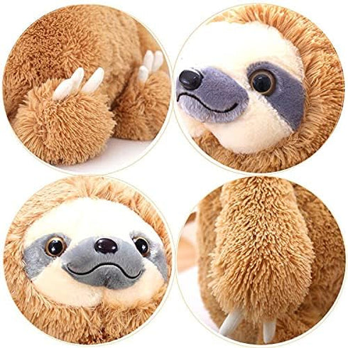 (20 Inches, Winsterch Large Sloth Stuffed Animal,Kids Fluffy Stuffed Sloth Teddy Bear Birthday, Big Plush Sloth Gifts