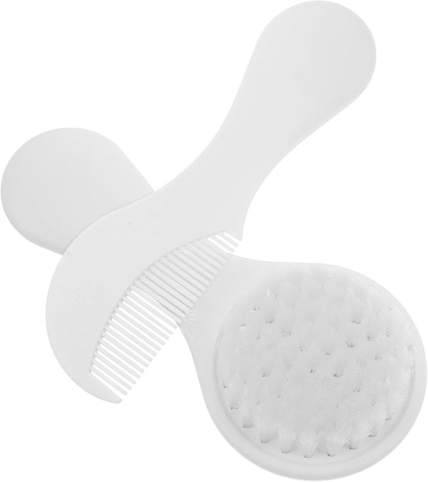 FAVOMOTO Hair Brush and Hair Comb Set with Soft Bristles for Newborns,