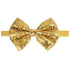 CÉLLOT 15pcs Baby Girl Headbands - Sparkly Glitter Sequins 4" Big Hair Bows for Infant Newborn and Toddlers