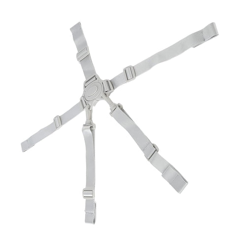 Hozee 5 5-Point High Chair Straps, Point Baby Harness Easy to Use Sturdy for Stroller for Pushchair(Gray Button Strap)