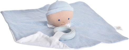 Tikiri Blue Cherub Baby Comforter with Teething Toy