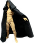 1:12 Scale Fabric Cape Cloak with Hat for 6 Inch Bandai SHF Figma Action Figures (Black Cloak)