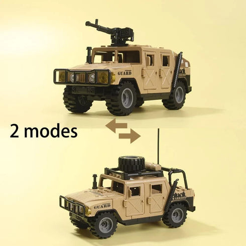 Armored Vehicle Building Block Military Vehicle Toy for Ages 6-12+, Army Battle Brick, Military Car Model Gifts for Boys