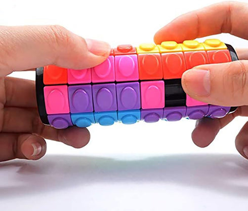 Magic 3D Puzzle Cube, Rainbow Fidget Toys, Educational Games for Kids and Adults