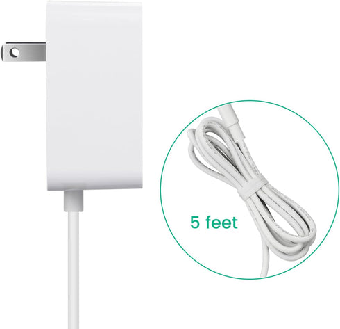 Power Cord Replacement for Graco DuetSoothe, Simple Sway Swing, Glider LX, DuoGlider, 5V Baby Swing Charger.
