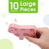 Montessori Toys for 2-4 Year Olds, 10pcs Wooden Animal Blocks Sorting & Stacking Educational Toys for Toddlers Gifts