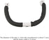 Zerone Universal Stroller Bumper Bar, Adjustable Grab Handle with Soft Grip for Baby Strollers, Detachable Safety