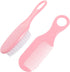 Set, 1 Set Healifty Newborn Baby Comb Baby Hair Brush and Comb Newborn Infant Massage Hair Brush Comb Kit for Toddler