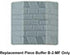 THOMAS & FRIENDS Replacement Part for Thomas and Friends Wooden Railway Expansion Clackety Track Pack Playset - HDX06 ~ Replacement Piece Buffer B-2-MF Gray