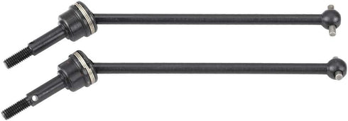 RC Car Drive Shaft, 2 Pcs Metal Front Rear Universal Drive Shaft for HIMOTO E10MTL E10MT (Black)