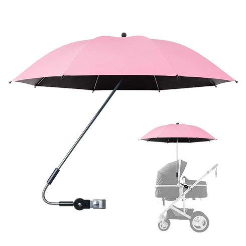 Generic 360 Baby Stroller Parasol - Baby Stroller Umbrella Parasol, Clamp- Stroller Canopy | Uv Protection Stroller Sun