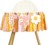 UOAOU Groovy Two Birthday High Chair Banner - Two Groovy Birthday Decorations,Retro Daisy