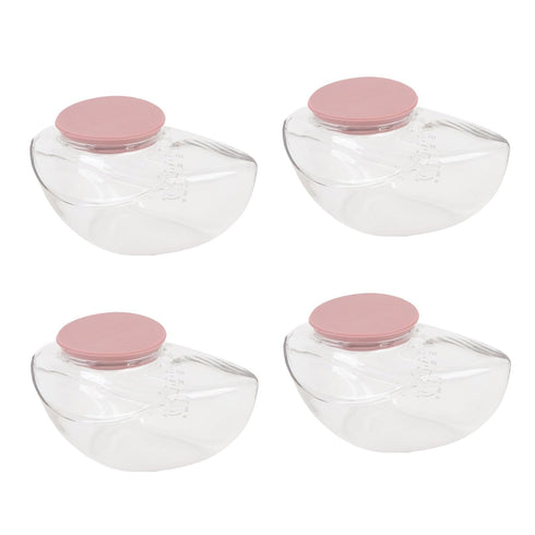 NOENNULL 4 M9 150 ML Pcs Breastmilk Collection Cup for Wearable Breastpump Milk Collector Cup Breastfeeding Accessories