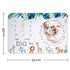 nuaele &12 55"x40" Baby Monthly Milestone Blanket - Nursery Decor for Newborn Baby Shower - Personalized Soft Fleece