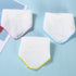 COMPUKAS 9pcs 30x30cm Burp Towels Cotton Small Square Kerchiefs High Density Water Absorption Soft Saliva Wipers