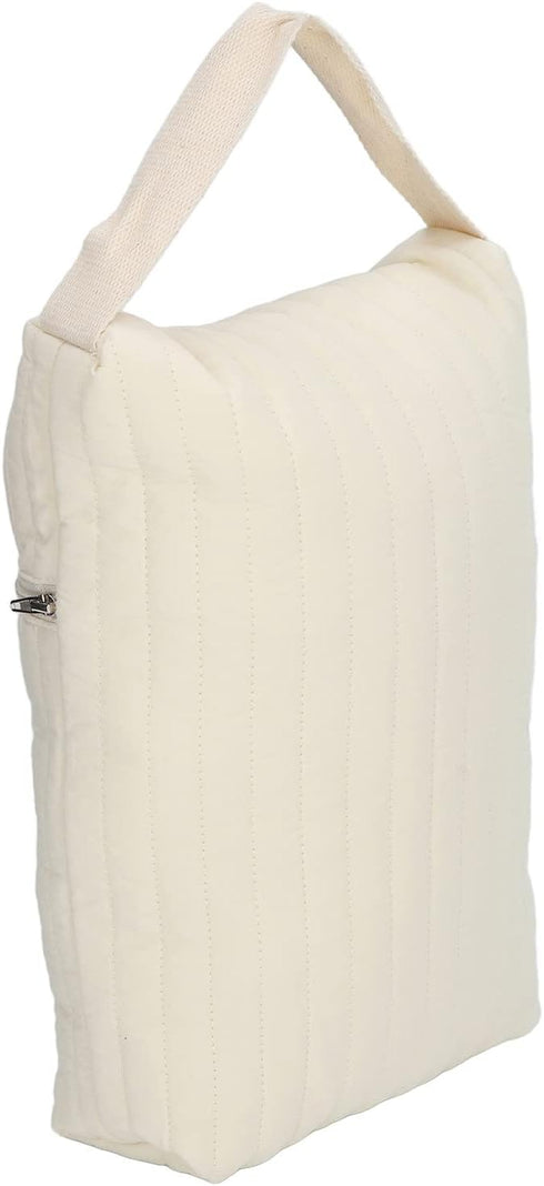 Bnineteenteam Large Capacity Cotton Diaper Storage Pouch - Portable Handheld