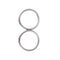 TOPIND 3" Large Size Aluminium Baby Sling Rings, 2 pcs for Baby Carriers & Slings (Grey)