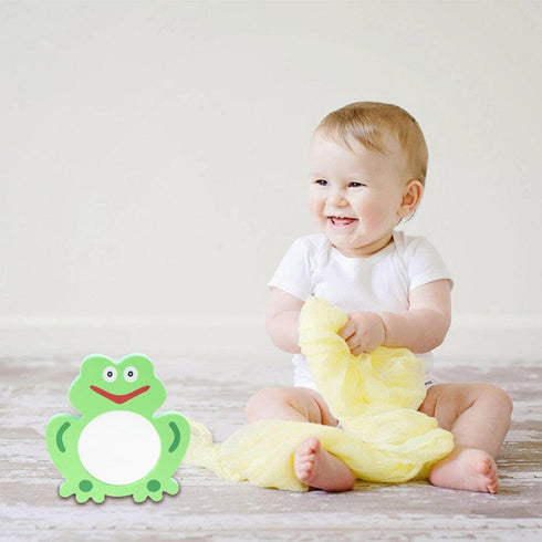 2pcs Mirror Bath Toy Set in Frog Shape, Interactive Baby Bath Toys for Fun Bath Time