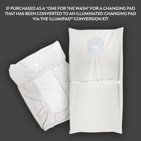Cream IllumiPAD Changing Pad Cover by Prince Lionheart