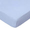 SheetWorld Fitted 100% Cotton Flannel Mini Crib Sheet 24 x 38, Blue FS4, Made in USA