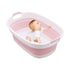 Generic ToddlerBathTub- Foldable Washing Basin, Portable PetBathTub| Lightweight Travel BabyBathTub, Dog Washing