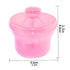Jorzer Milk Powder Dispenser Baby Formula Storage Container Food Box Snacks Portable for Outdoor Travel Makeup Beauty