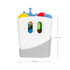 Gray Ubbi Bath Toy Organizer with Removable Drying Rack & Scoop for Toddlers