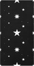 CZXW Night Stars Black Crib Sheets Fitted 52" x 28" Natural Cotton Soft