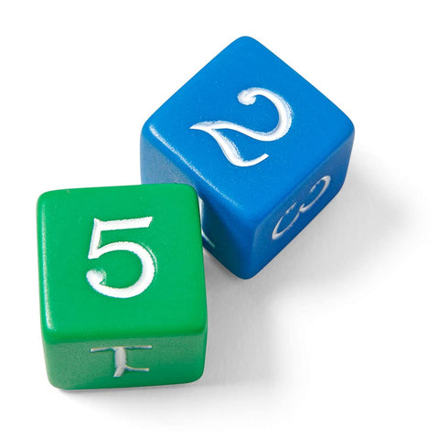 hand2mind 3/4-inch (Set 12) Plastic Color Number Dice