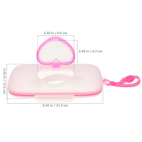 Baby Wipes Dispenser for Travel Diaper Wipe Case for Cars Outdoor Portable Refillable Pouch Diaper Holders Baby Travel