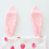 Bunny Security Blanket for Boys and Girls, Cotton Soft Breathable Muslin Soothing Towel, 2 Pcs Set (Strawberry & Orange)
