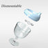 Wine Sippy Cup, Plastic Baby Goblet with Lid for Kids Birthday Party or Celebration (over 8 months)