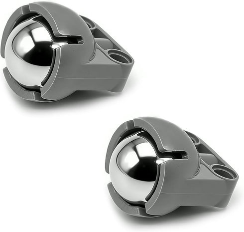 TZBTSTEAM 2pcs New Light Grey Universal Wheel Compatible with Lego 92911 bb607 Suspension