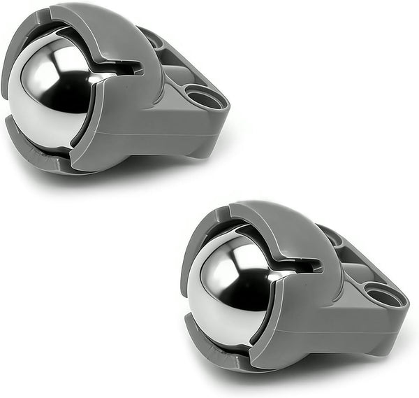 TZBTSTEAM 2pcs New Light Grey Universal Wheel Compatible with Lego 92911 bb607 Suspension