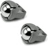 TZBTSTEAM 2pcs New Light Grey Universal Wheel Compatible with Lego 92911 bb607 Suspension