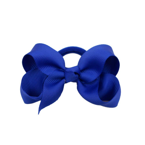 CÉLLOT 40Pcs Boutique Hair Bows Elastic Ties for Kids, Children Rubber Bands Ponytail Holders for Baby Girls Teens