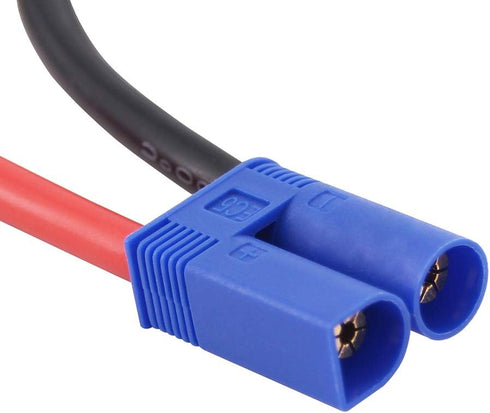 BDHI EC5 Series Connector with 10awg Wire/Series Battery Adapter 10awg 4inch for Losi/E-Flite (B101-1)