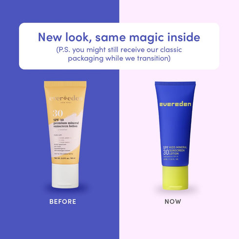 30: Evereden Premium Mineral Sunscreen SPF Baby-Safe Whole-Family Mineral Sunblock Kids Love - Non-Nano Kids Sunscreen