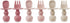 PandaEar 6 Pack Silicone Baby Feeding Set, Anti-Choke Self Feeding Utensils for Baby Led Weaning