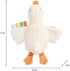 Itzy Ritzy Huggable Lovey Soft Plush Baby Comfort Toy & Snuggle Companion with Sensory Ribbons - Machine Washable